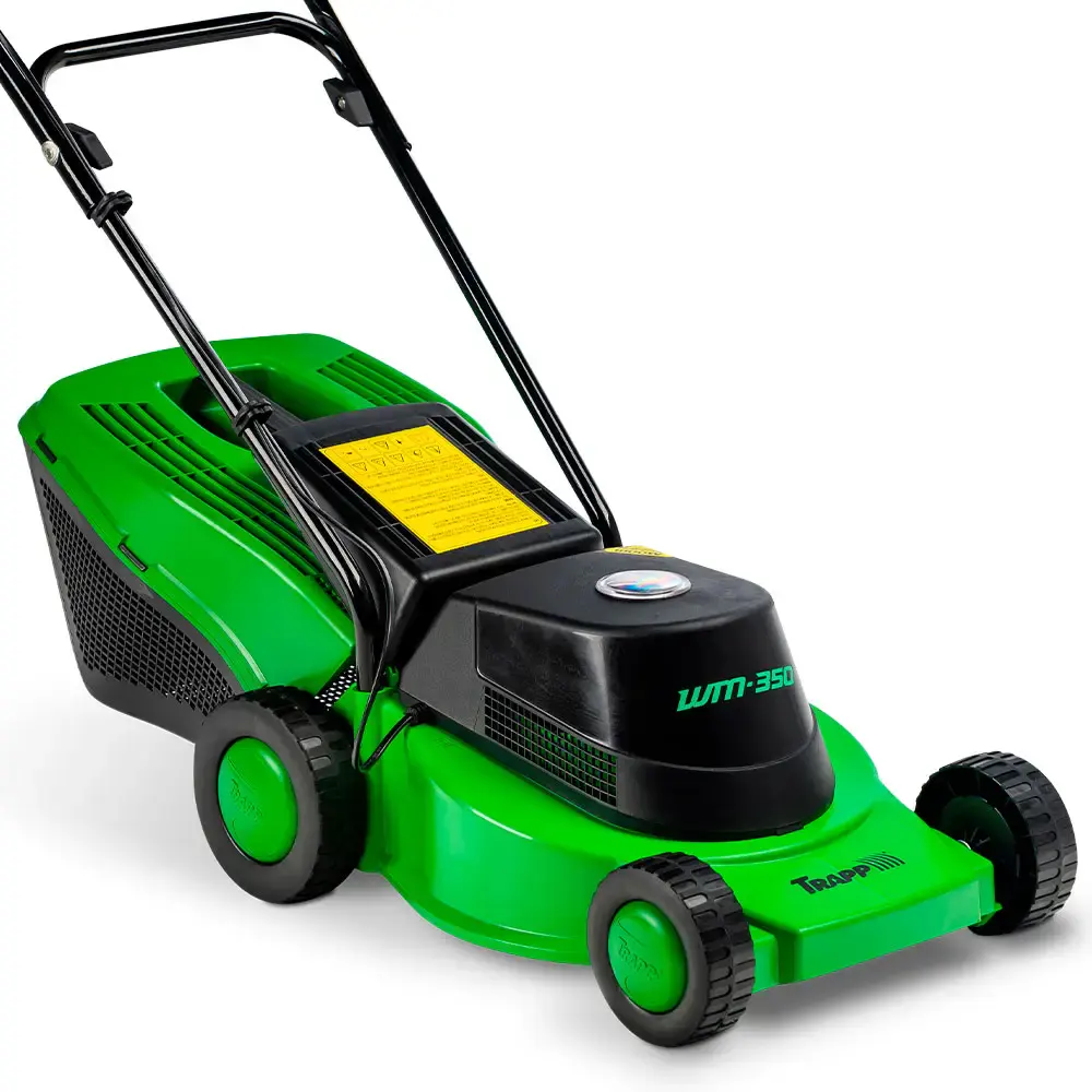 Cortador de grama elétrico 0,75 CV 1100W recolhedor WM-350 Trapp 220 V — fotografia 3