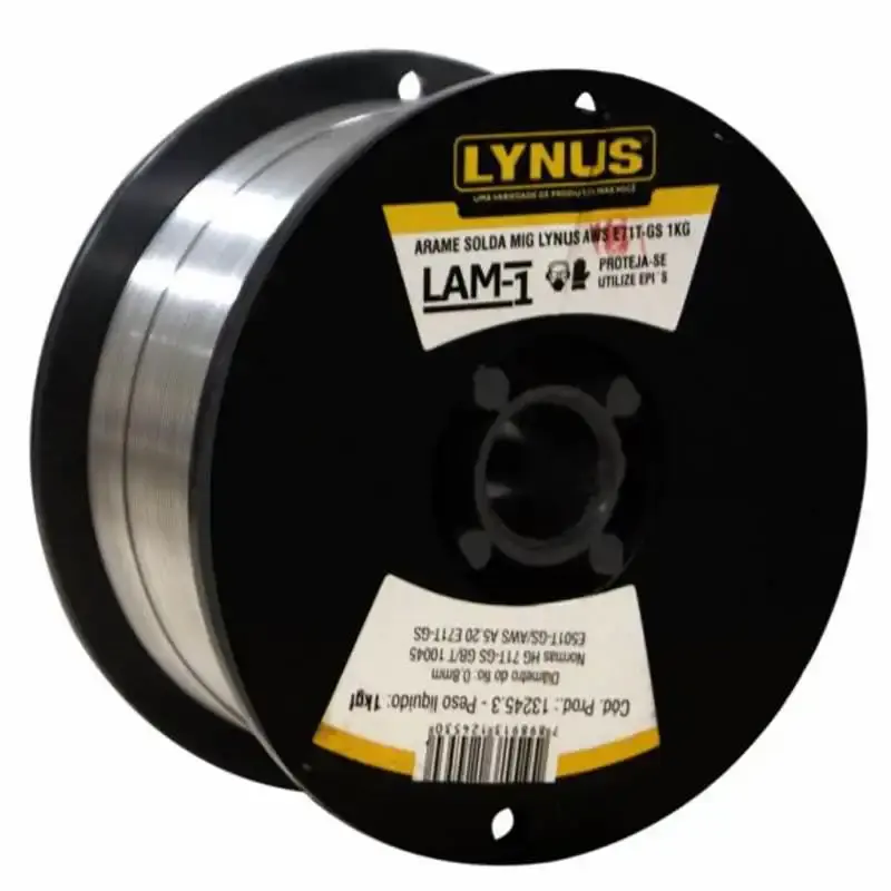 Arame para solda MIG 0.8 MM rolo 1.0 KG LAM-1 Lynus — fotografia de referência
