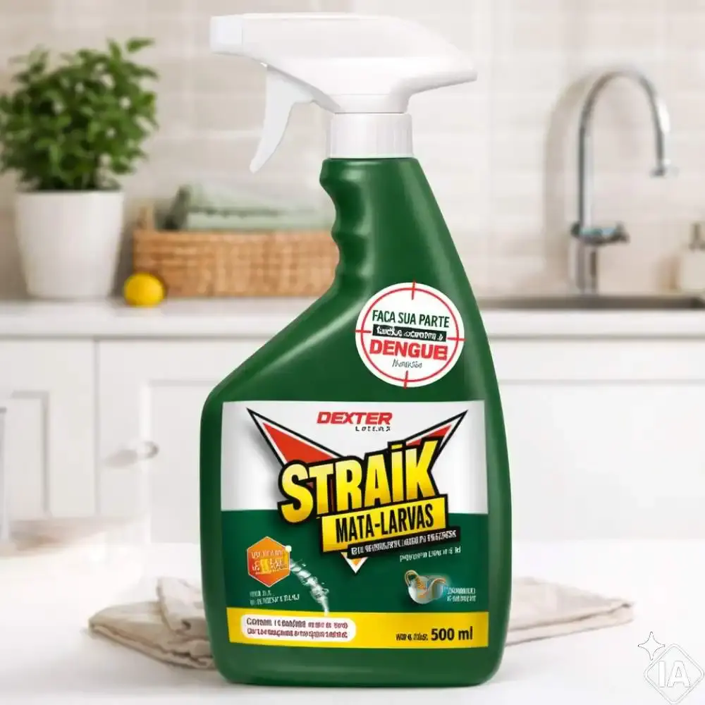 Spray inseticida mata larvas straik 500 ML Dexter — fotografia 4