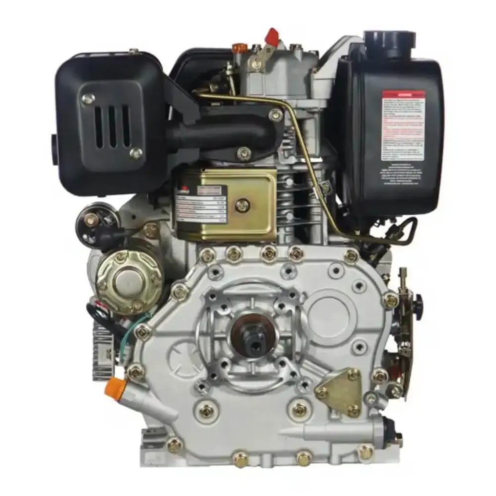 Motor diesel 10.5 HP 4T 418CC partida elétrica TDE110EXP Toyama — fotografia 3