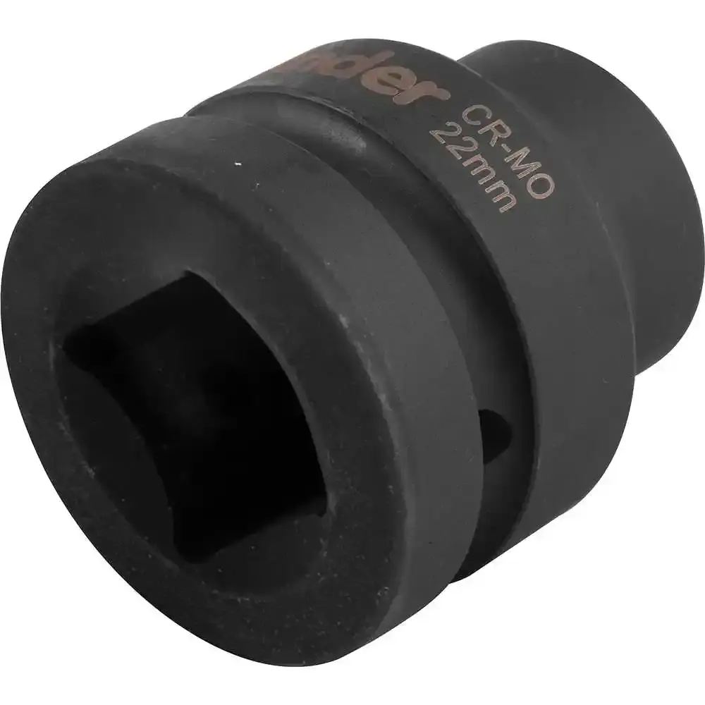 Soquete Sextavado Impacto Encaixe 1 polegada 22MM Cromado VONDER — fotografia 4