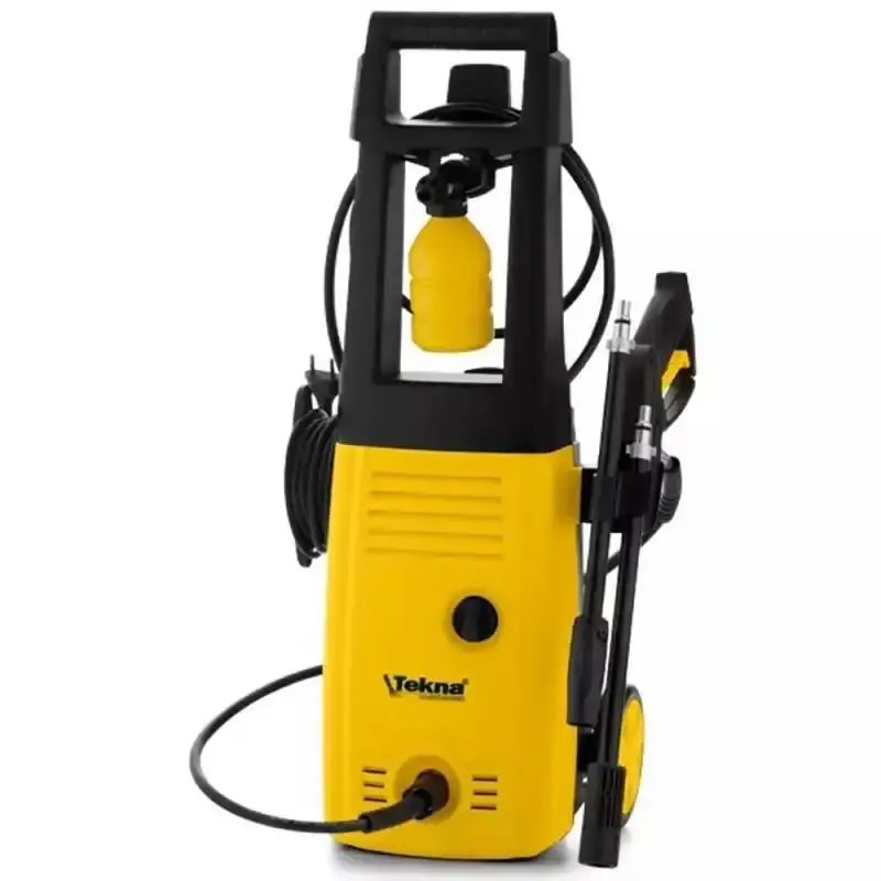 Lavadora de Alta Pressão 1400W c/ Shampoozeira, Rodas e Alça Longa HLX TEKNA + Mangueira 220 V — fotografia 5