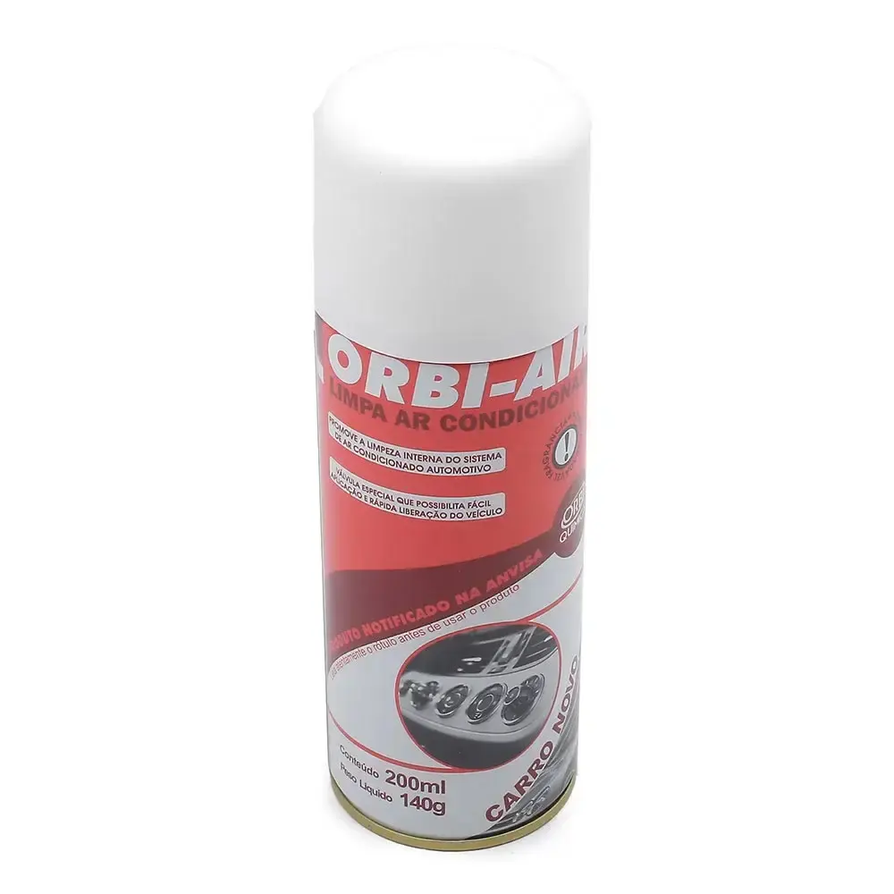 Limpa ar condicionado spray 200ML carro novo 5977 Orbi