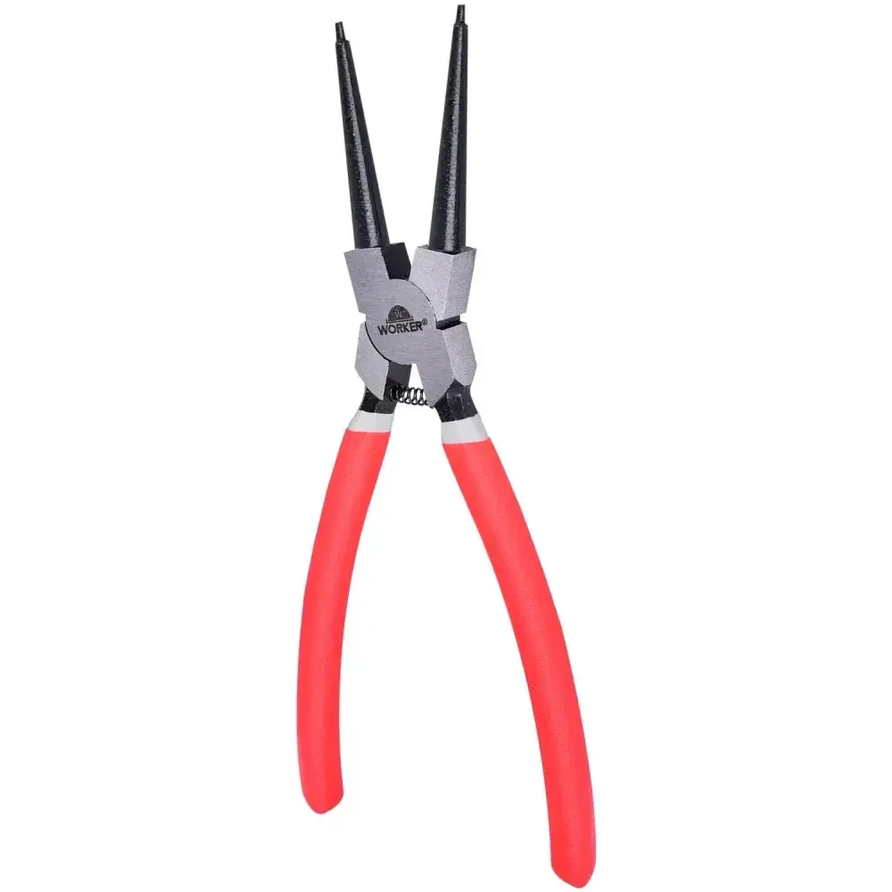 Alicate para anel bico reto interno 7” 20877 Worker — fotografia 8
