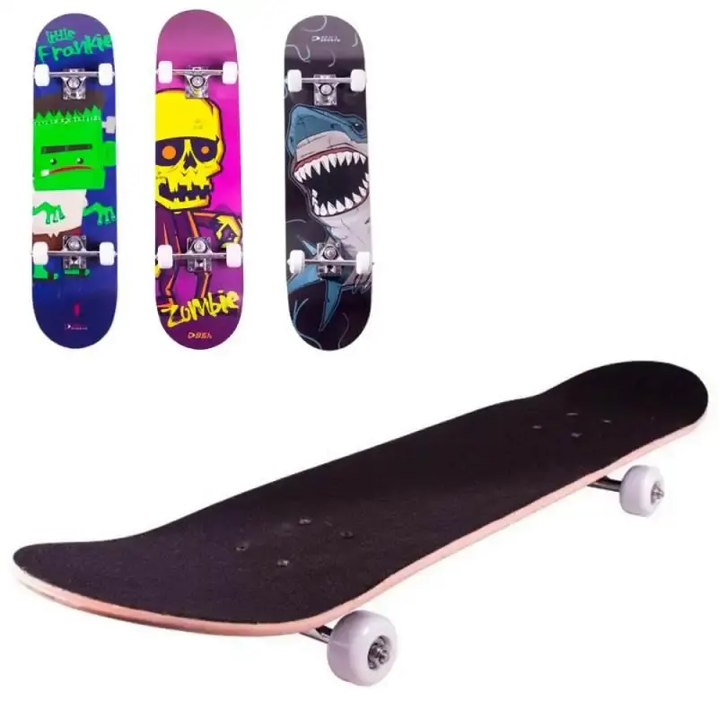 Skateboard Radical Infantil Antiderrapante 401900 até 60KG BEL BEL FIX — fotografia de referência