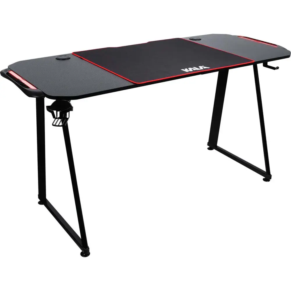 Mesa gamer com suporte de acessórios 70X60CM Kala — fotografia 2