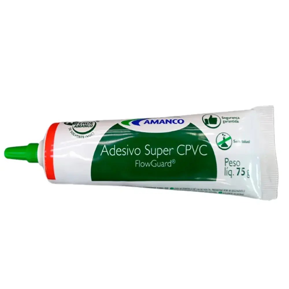 Adesivo plástico para cpvc com pincel 75G Amanco — fotografia 5