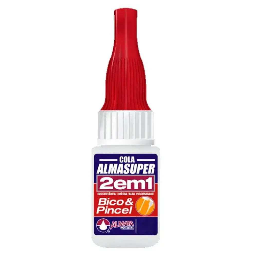 Adesivo instantâneo bicopincel 2 em 1 20G Almata