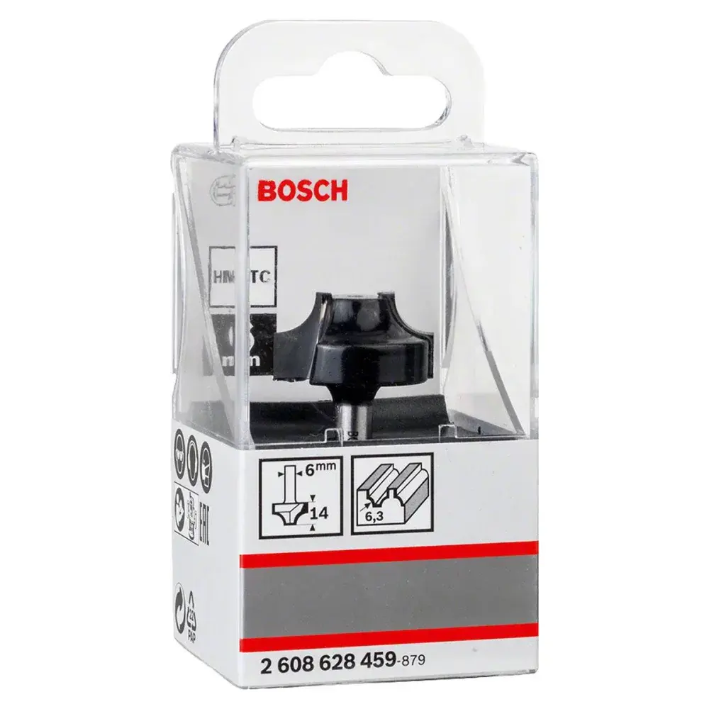Fresa para formar bordas decorativas standard 6.3MM Bosch — fotografia 2