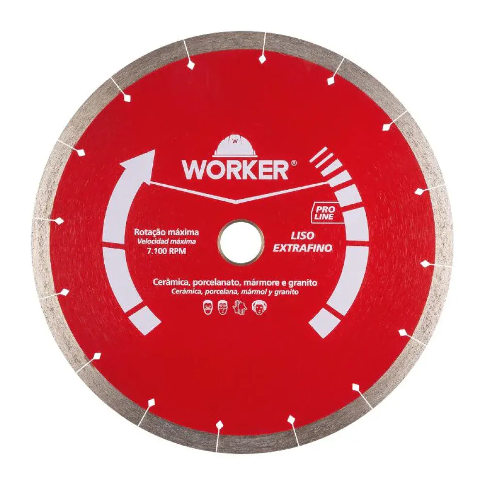 Disco diamantado 230 x 25,4MM Worker — fotografia de referência
