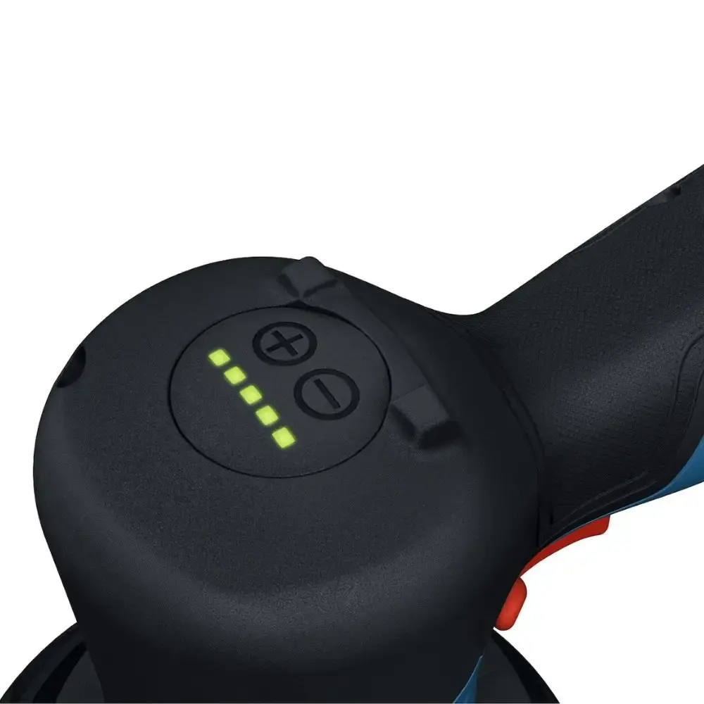 Politriz excêntrica a bateria 12V 125 MM sem carregador e bateria GPX 12V-125 Bosch — fotografia 4