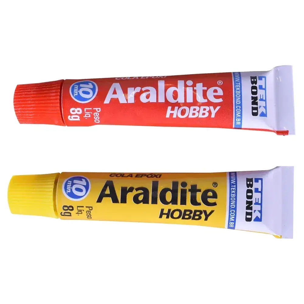 Adesivo epóxi hobby 200KGF 16G Araldite — fotografia 7