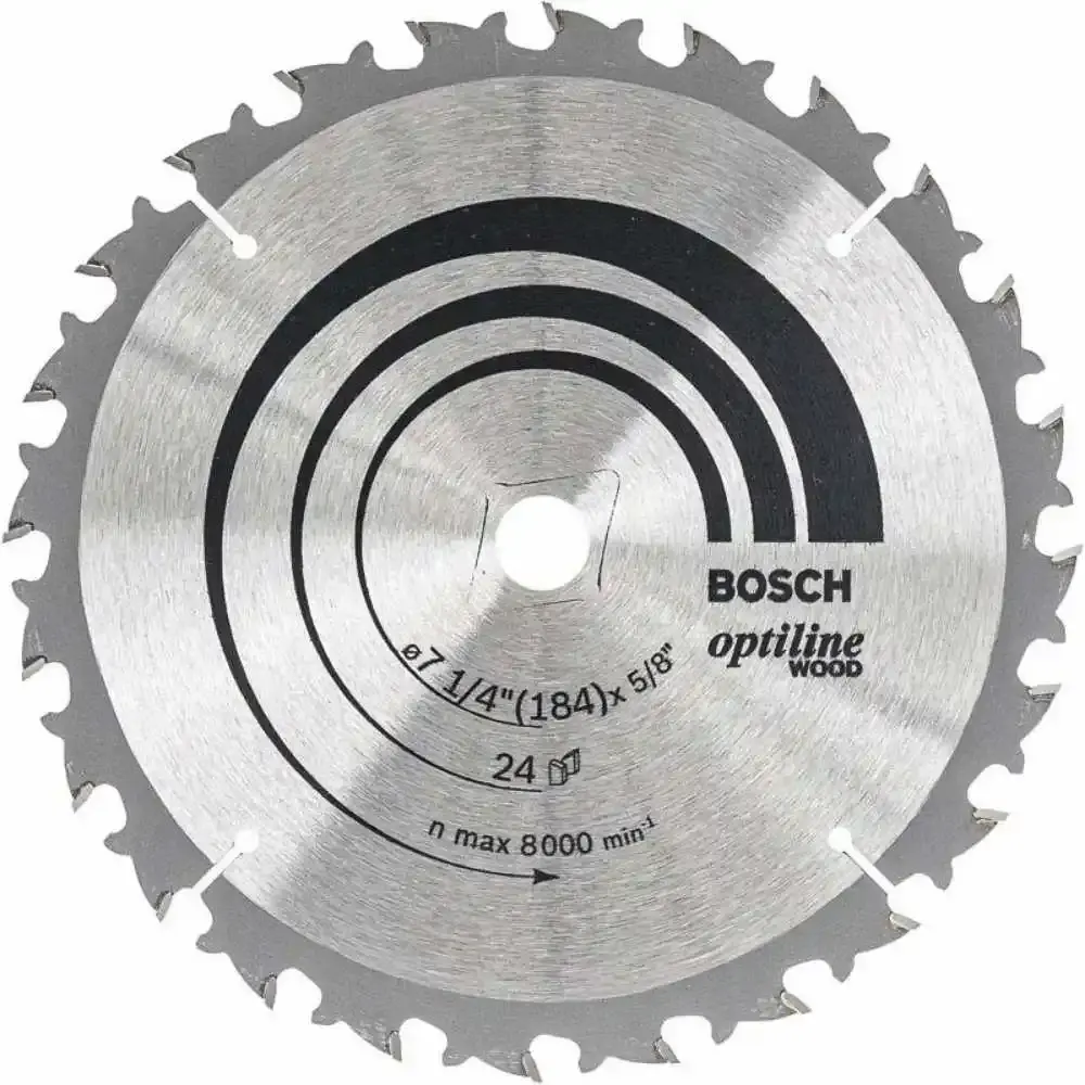 Disco de corte optilinewood 184X1,6MM 24 dentes Bosch — fotografia de referência
