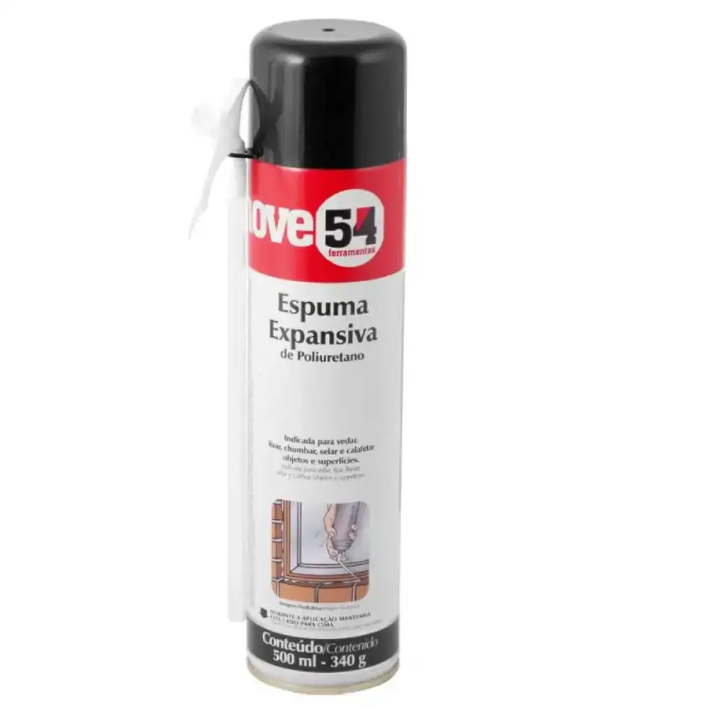 Espuma expansiva 500 ml/340g NOVE54 1690340500 — fotografia 2