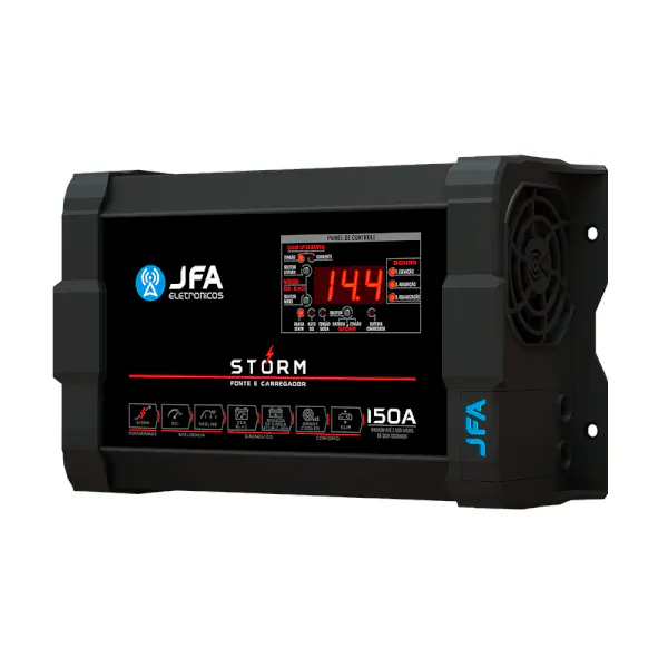 Fonte e carregador storm plus 150A - JFA