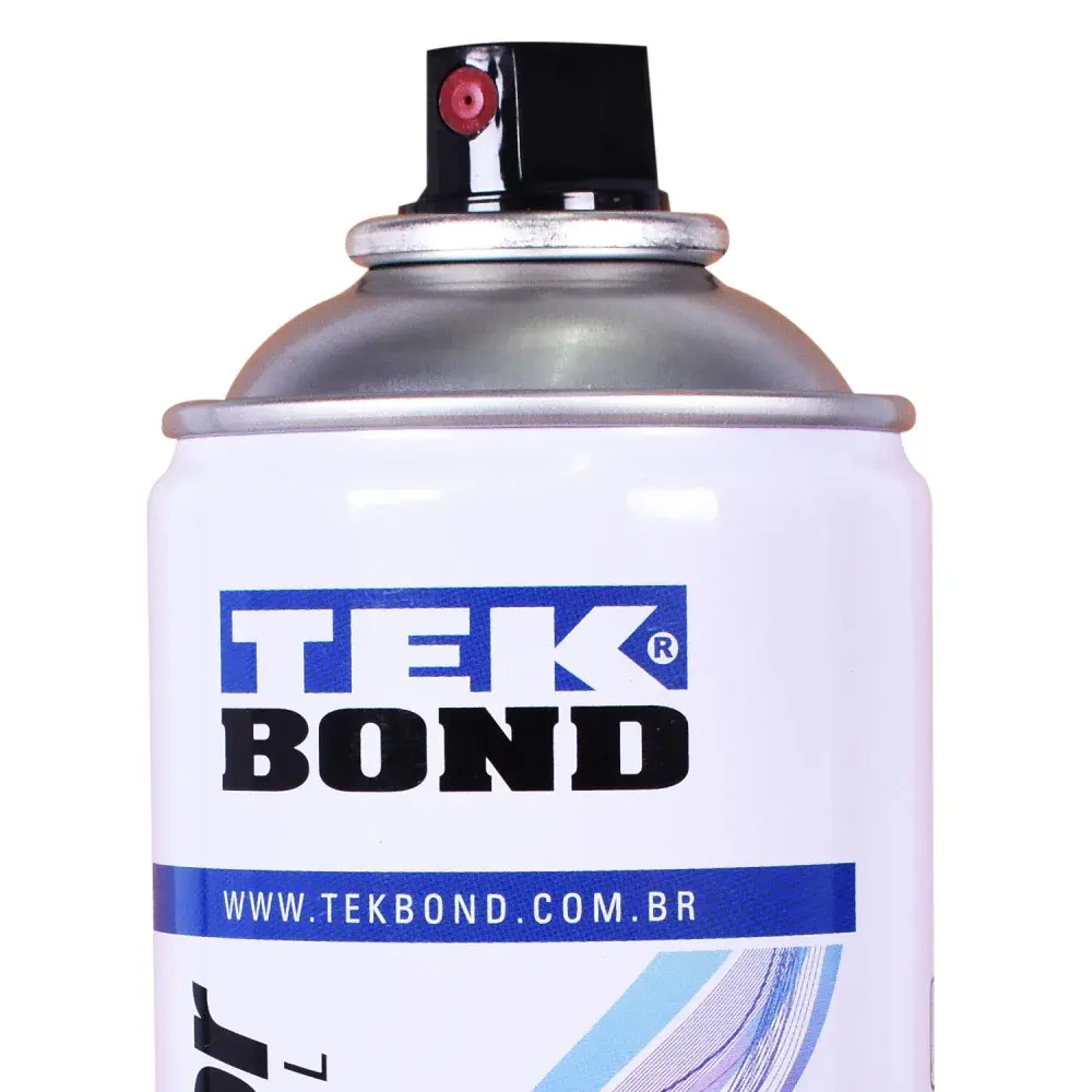 Tinta spray super color preto fosco 350ML Tekbond — fotografia 4