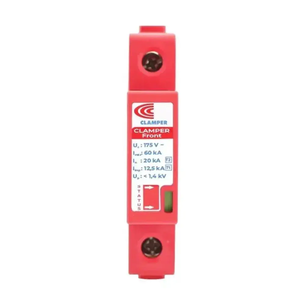 Protetor de surto dps 12/60KA 275V classe 1/2 Clamper — fotografia 4