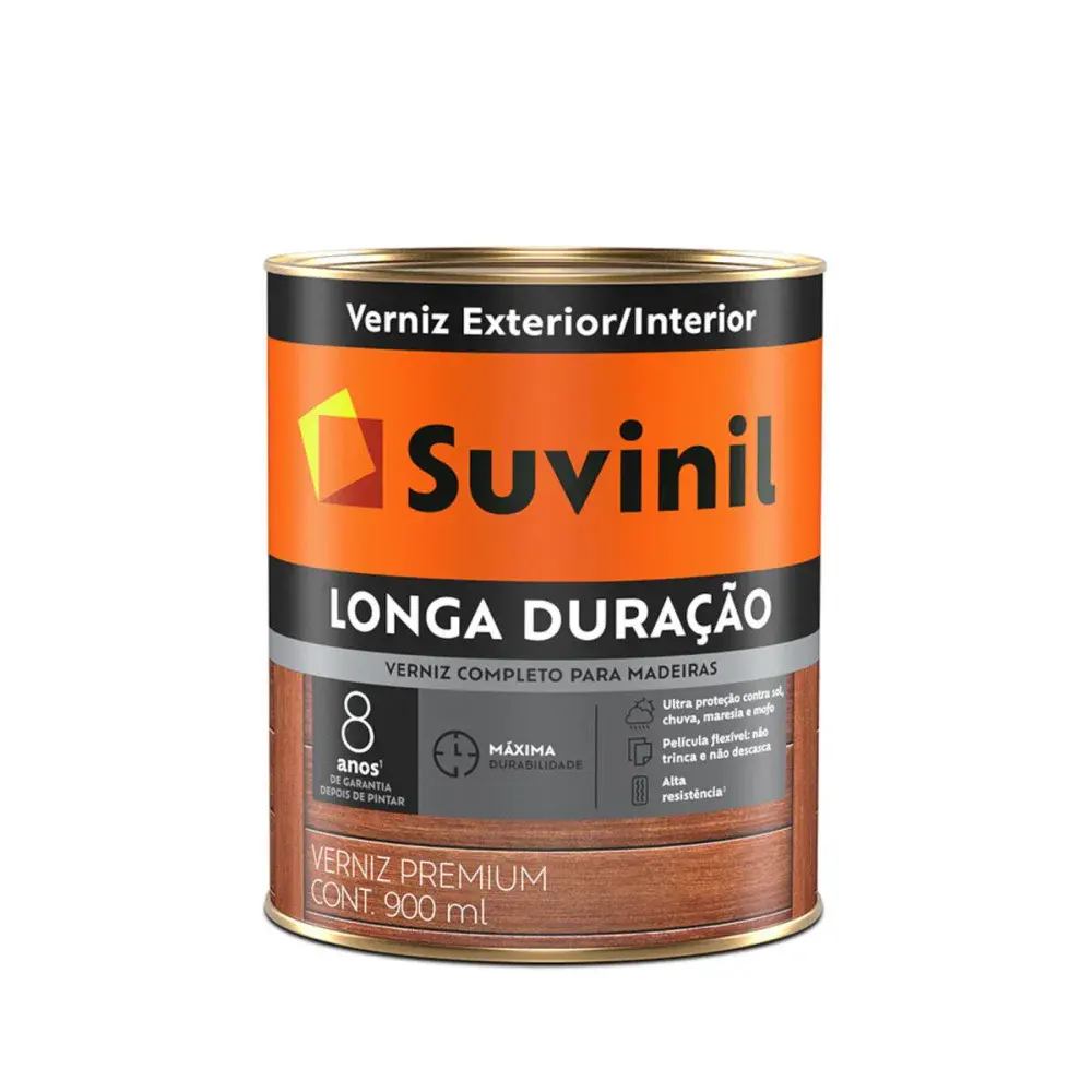 Verniz longa duração brilhante natural 900ML Suvinil