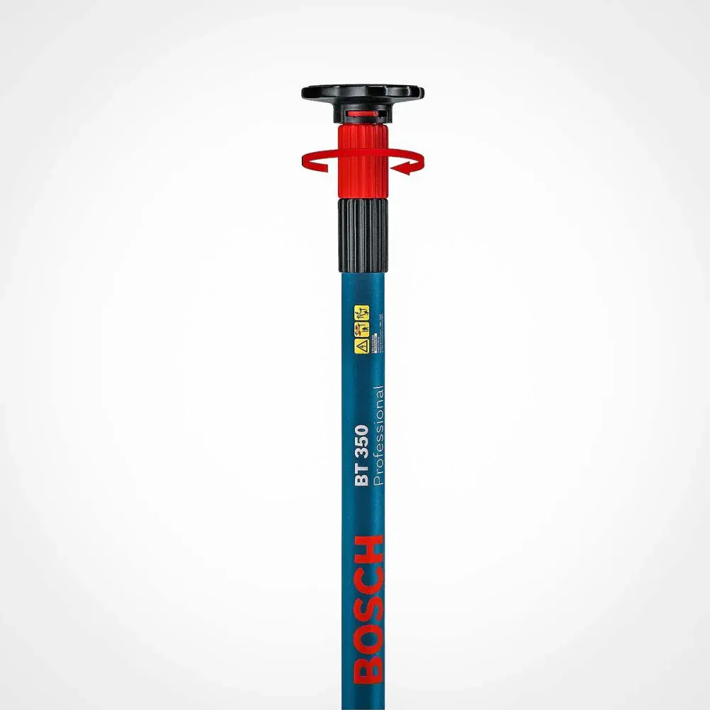 Cabo de alumínio telescópico para nível a laser 1/4 bt 350 Bosch — fotografia 3