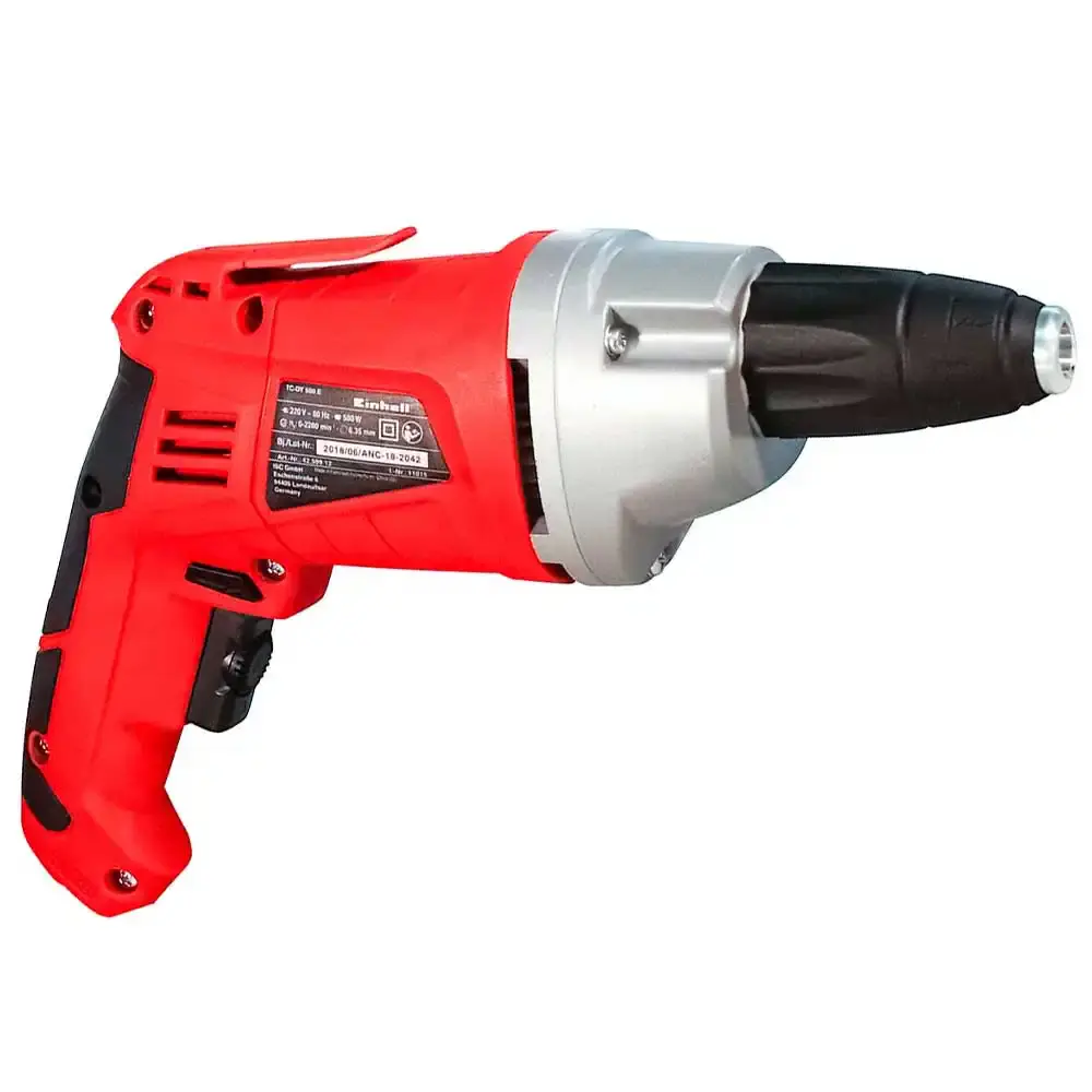 Parafusadeira elétrica drywall 1/4POL 500W tc-dy 500E Einhell 110 V — fotografia 2