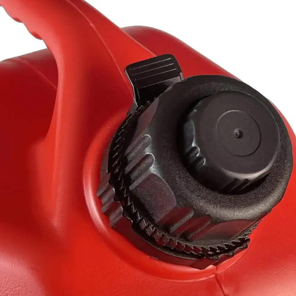 Galão em polietileno 20L para gasolina vermelho com extensor e tampa 10498 Bremen — fotografia 5