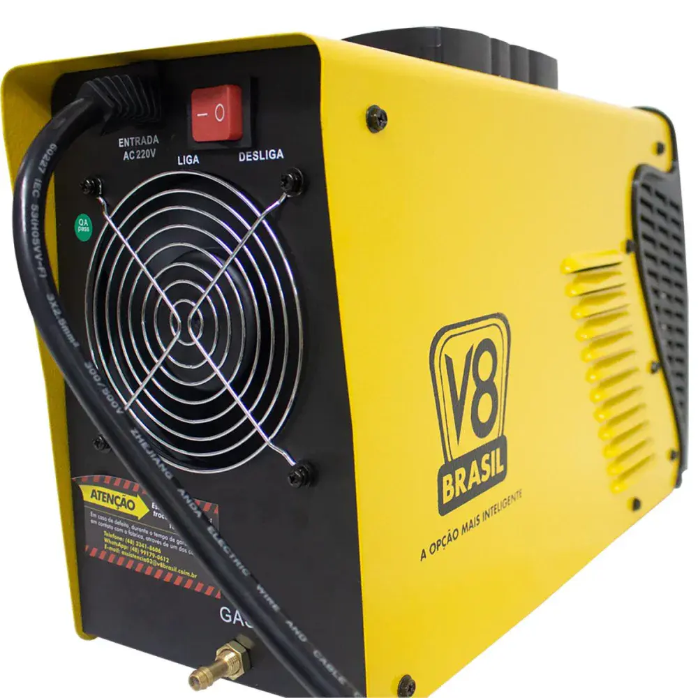 Máquina de solda inversora 200A tig mma 200S 220V V8 brasil — fotografia 4