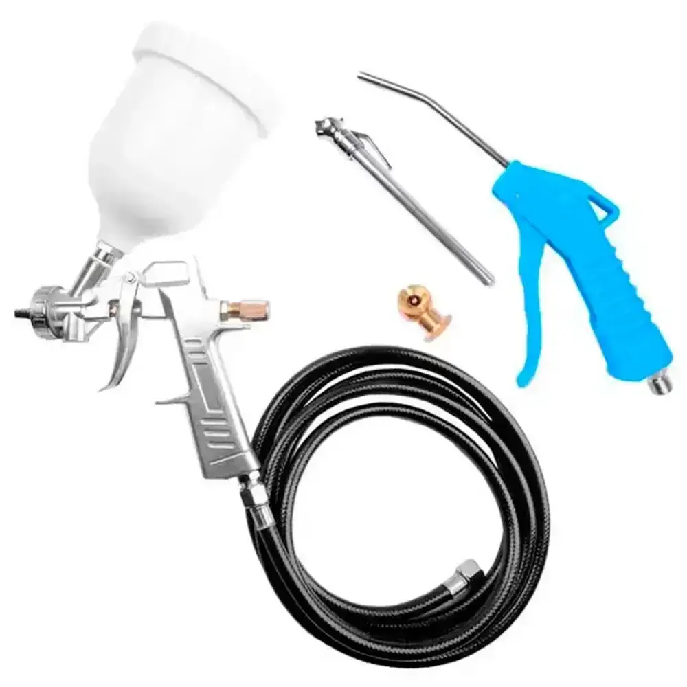 Compressor portátil 10 pés 1HP 50L sem óleo 1200*2-50L Compbrasil com kit 6 pçs ferrari — fotografia 6