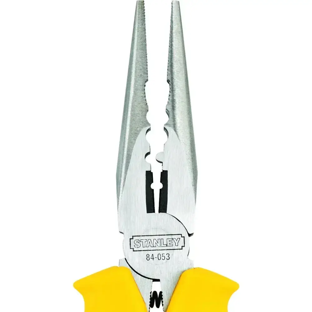 Alicate bico meia cana longo com corte pro 6 84-053 Stanley — fotografia 6