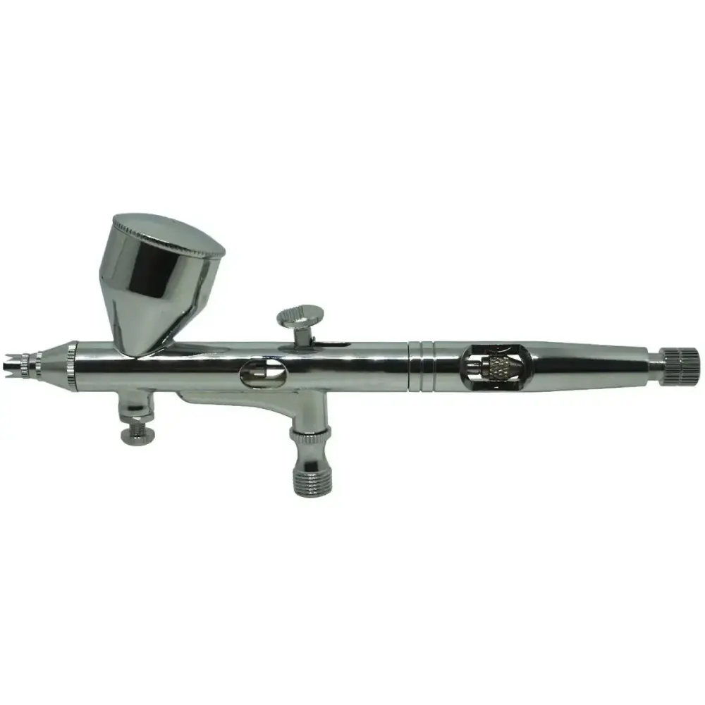 Caneta aerógrafo dupla ação 0,2 MM alumínio profissional EVCA-1C Evald — fotografia 10