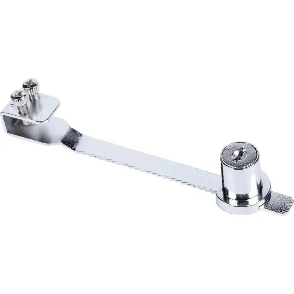 Fechadura vitrine 140MM cromado Kala — fotografia 5