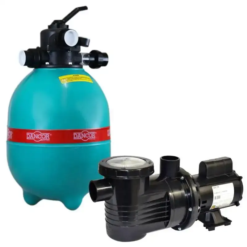 Filtro para piscina DFR 19-10 com bomba 3/4 CV monofásica Dancor