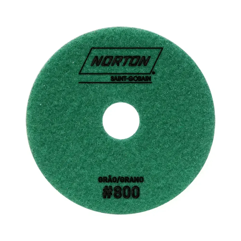 Disco diamantado flexível 100MM grão 800 verde Norton — fotografia 5
