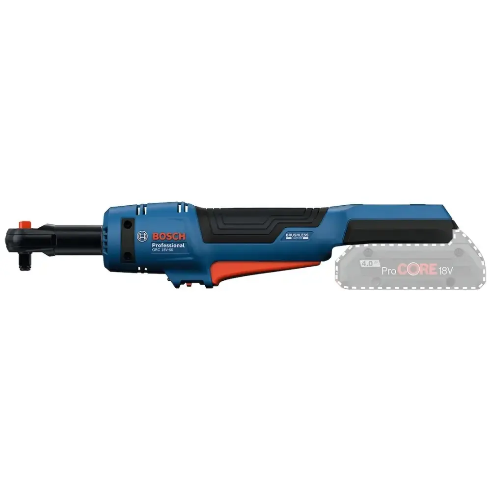 Chave catraca a bateria 18V 3/8 POL 60 NM brushless sem carregador e bateria GRC 18V-60 Bosch — fotografia 3