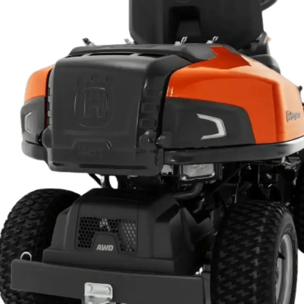 Trator cortador de grama a gasolina 14,2 HP sem plataforma R-316TX Husqvarna — fotografia 8
