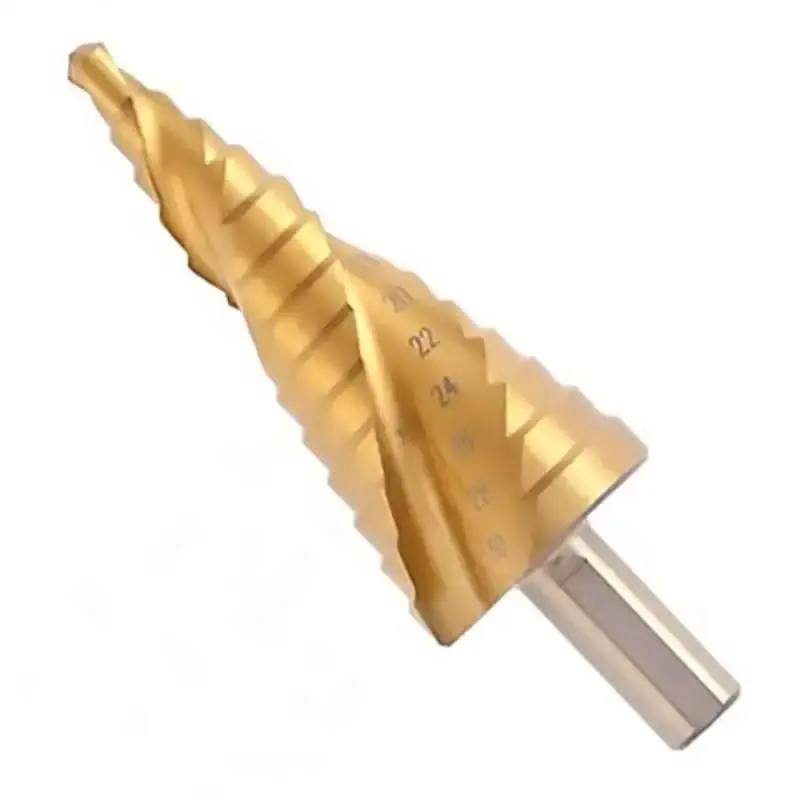 Broca escalonada de 6 à 30 MM HSS espiral profissional MTX — fotografia de referência