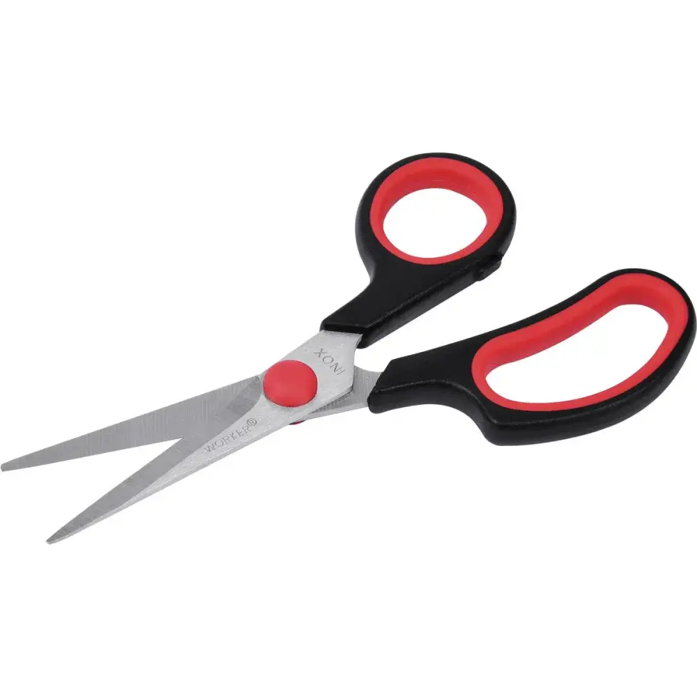 Tesoura multiuso em aço inoxidável 5.1/2” 14CM Worker — fotografia 4