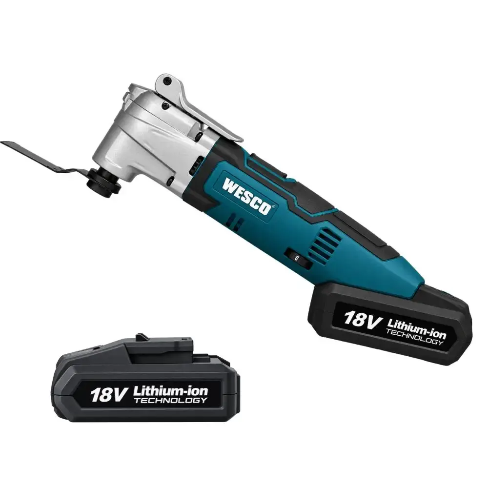 Multiferramenta 18V WS2355.9 com bateria de lítio 18V WS9970 Wesco