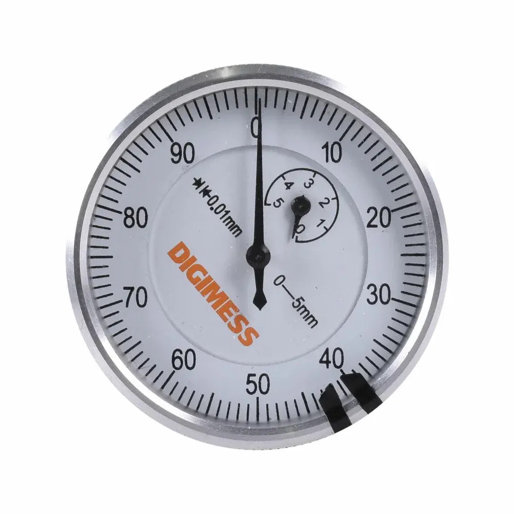 Relógio comparador 0-5 mm graduação 0,01MM 121.326 Digimess — fotografia 3