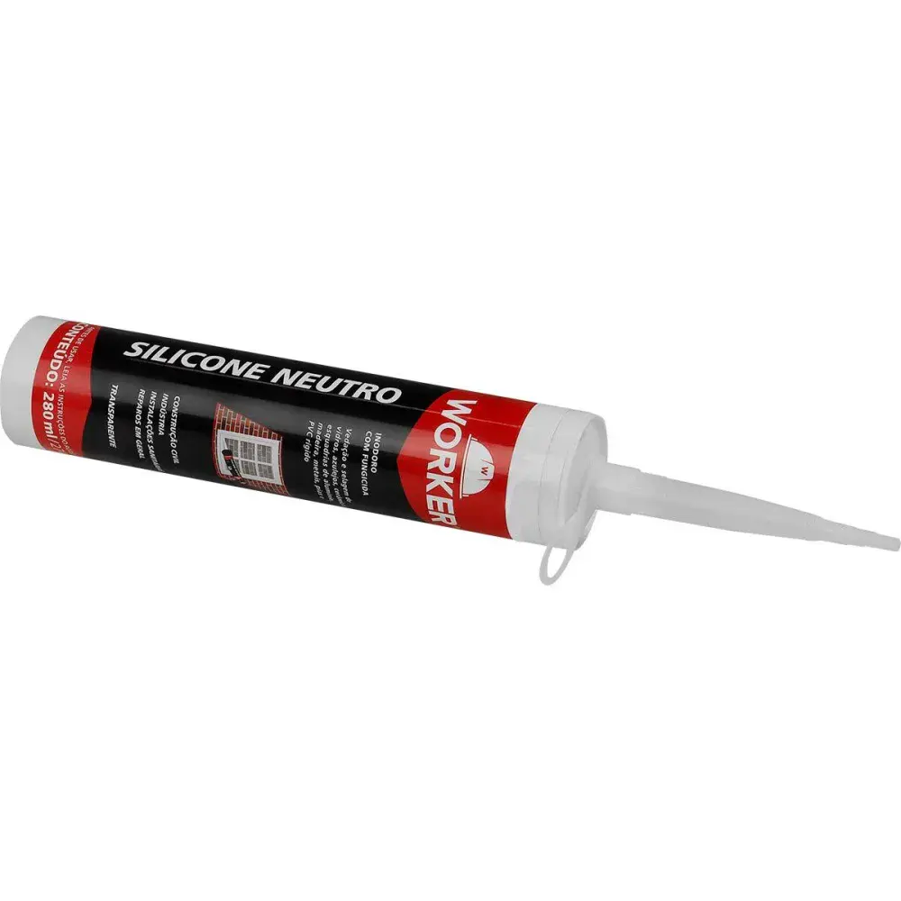 Silicone neutro transparente 280ML 274G Worker — fotografia 4