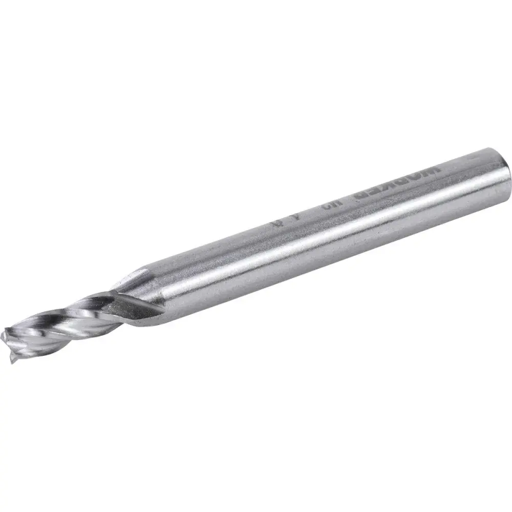 Fresa de topo reto aço rápido 4MM haste 6MM Worker — fotografia 3