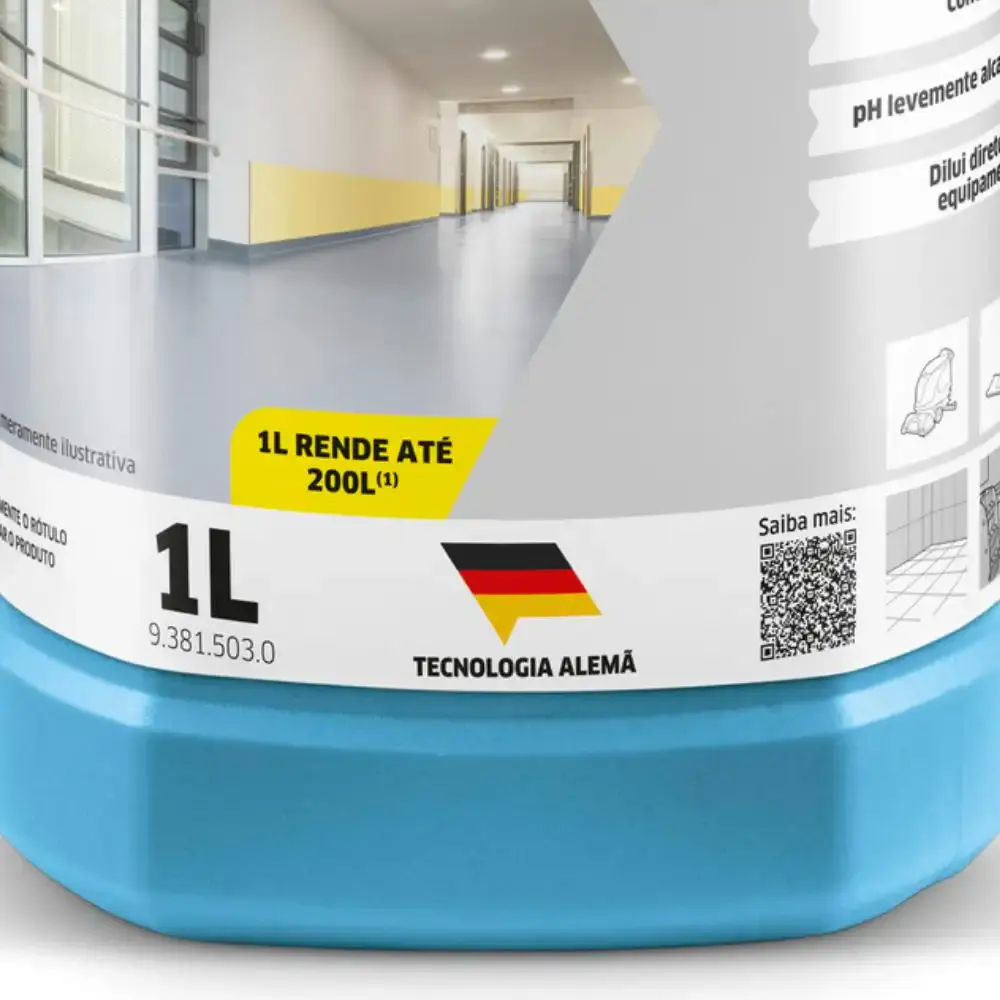 Detergente concentrado floorcare RM 755 daily cleaner 1L Karcher — fotografia 5