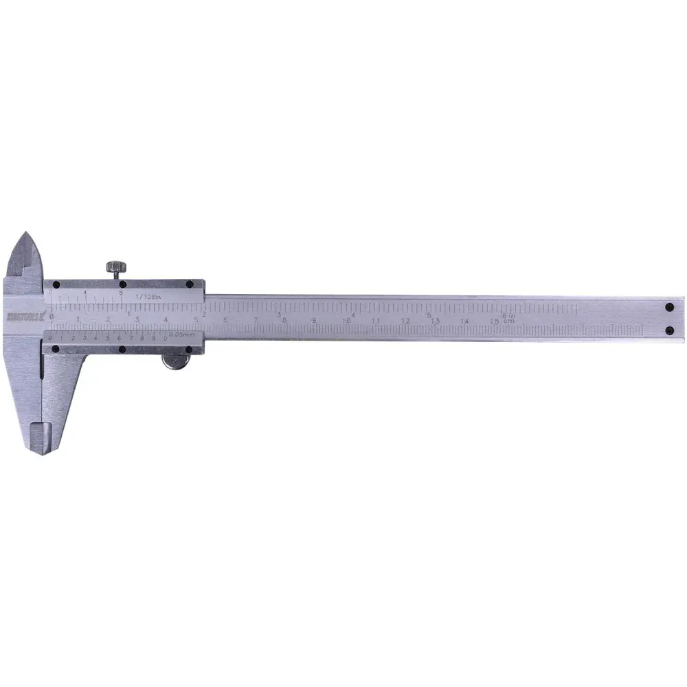 Paquímetro universal 500.150 kingtools - aço carbono fosco 150MM graduação de 0,05MM King Tools — fotografia 2