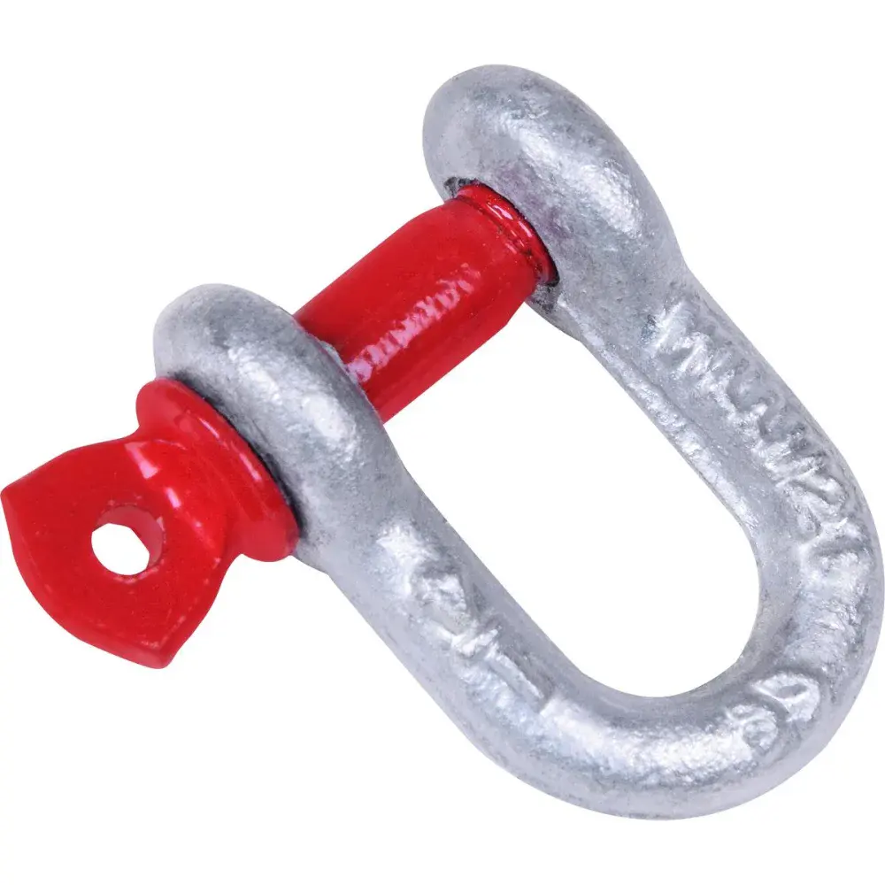 Manilha reta galvanizada a fogo 1/4 x 5/16 rosca worker Acerosid — fotografia 3