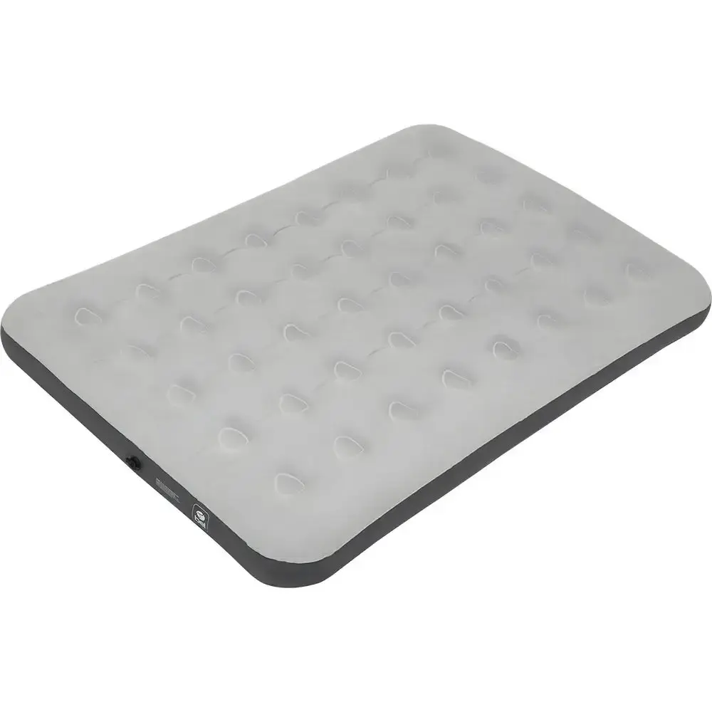 Colchão Inflável de Casal Deluxe Comfort 1,91 m x 1,37 m Cinza BEL