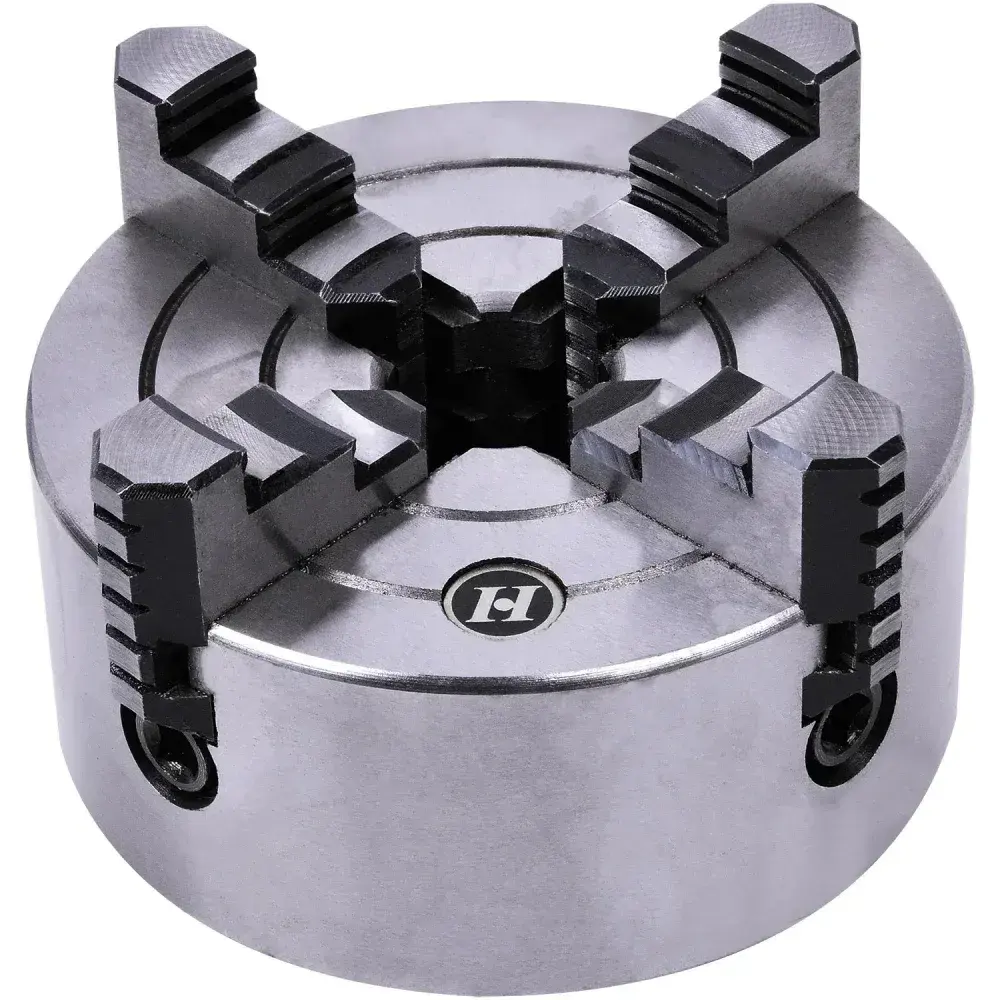 Mandril flange 100MM 4 castanhas TMB-500 Bumafer — fotografia 7