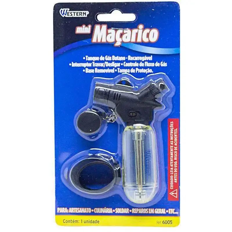 Mini maçarico para solda à gás butano r 6005 Western — fotografia 4
