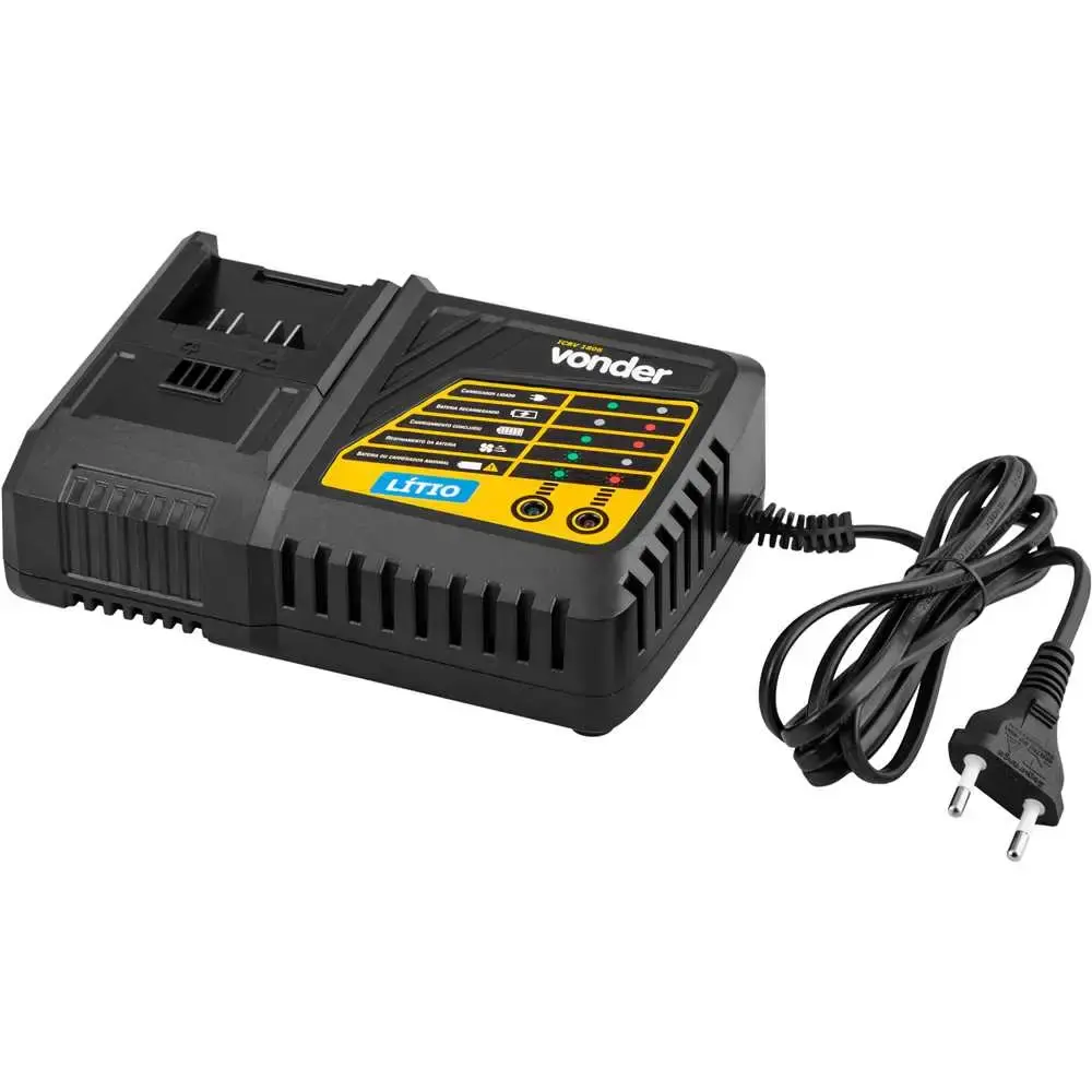 Carregador de bateria 18V rápido bivolt 6004180600 Vonder — fotografia de referência