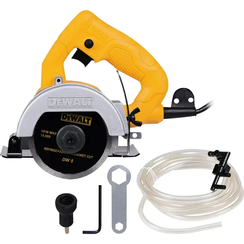 Serra mármore 125MM 1400W 220V com acessórios DW862W Dewalt