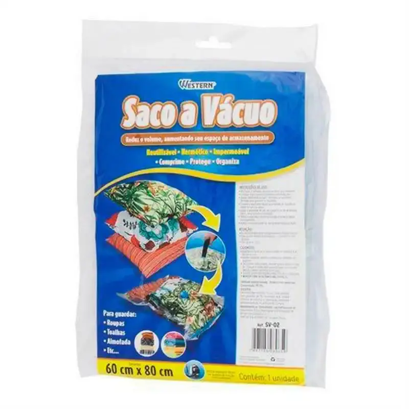 Saco para Embalar à Vácuo 60 x 80 CM SV-02 WESTERN — fotografia 3