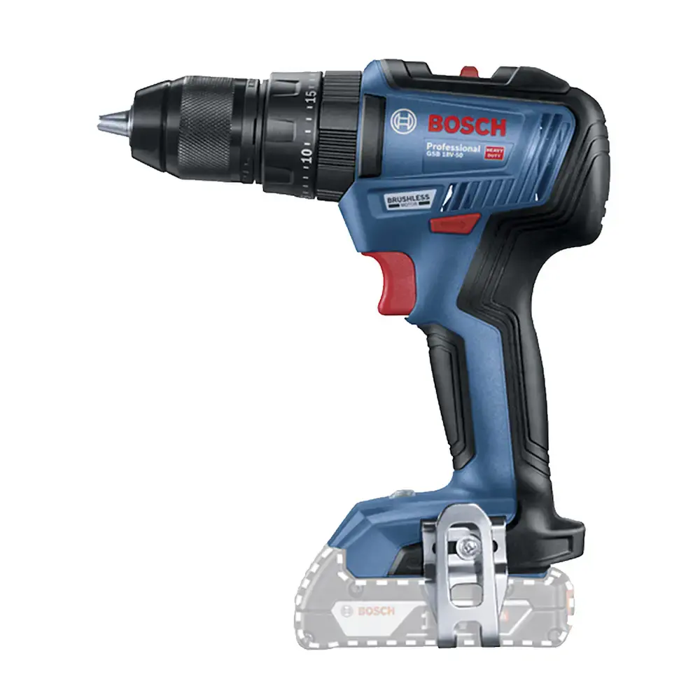 Kit parafusadeira GSB-18V-50 + chave impacto bivol TGDX-18V-200 Bosch Bivolt — fotografia 4